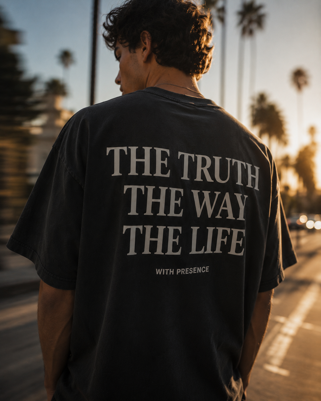 Jesus With Presence -  Premium Cotton Tee