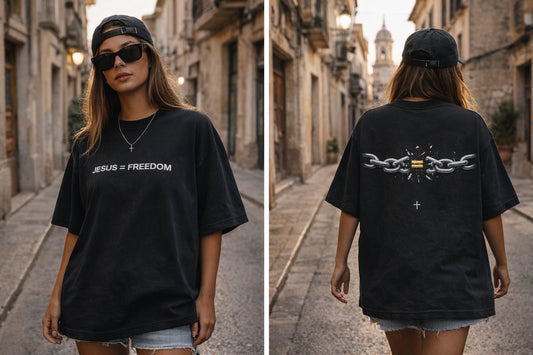 LTGD Jesus is Freedom Tee — Gold