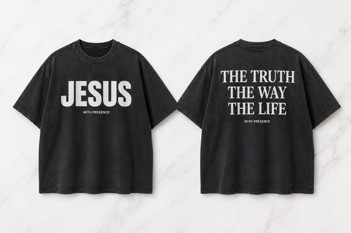 Jesus With Presence -  Premium Cotton Tee