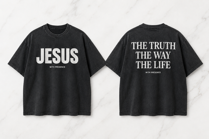 Jesus With Presence -  Premium Cotton Tee